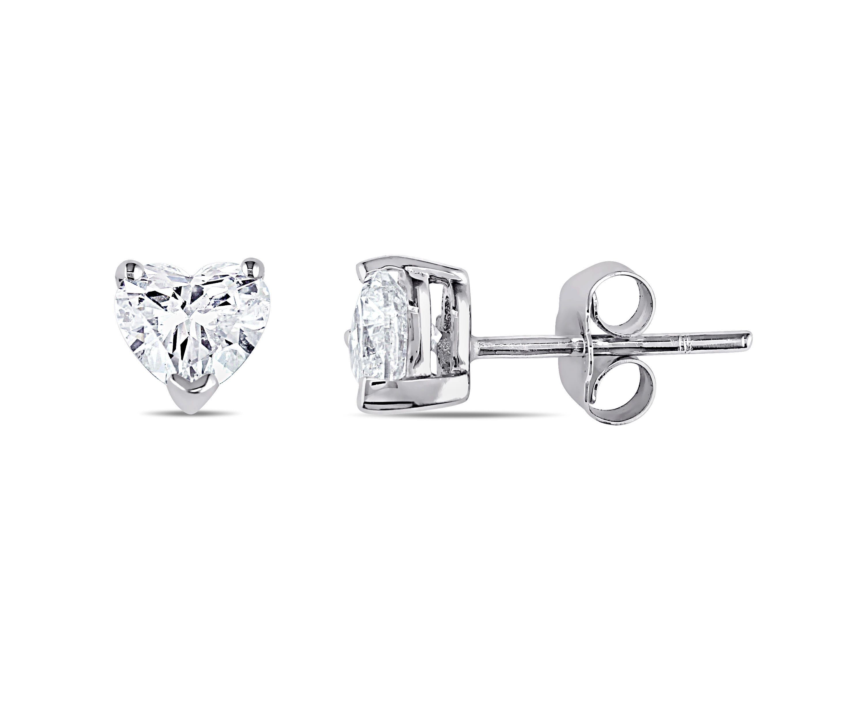 1 ct. t.w. Diamond Stud Earrings in 14K White Gold