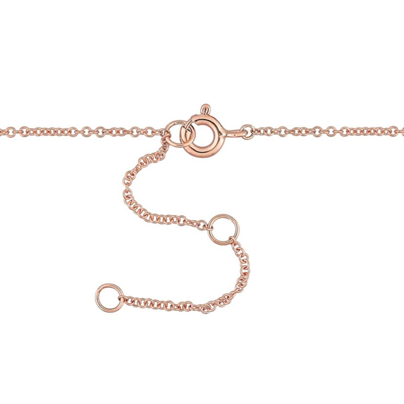 1/6 ct. t.w. Diamond Necklace in 14K Rose Gold