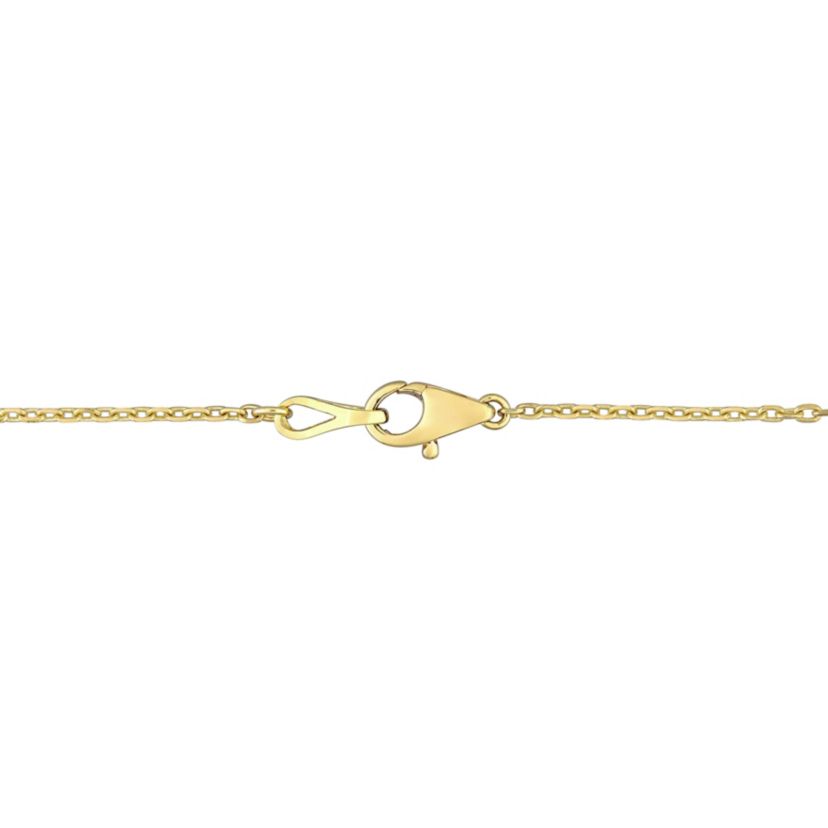 1/4 ct. t.w. Diamond "Love" Necklace in 14K Yellow Gold