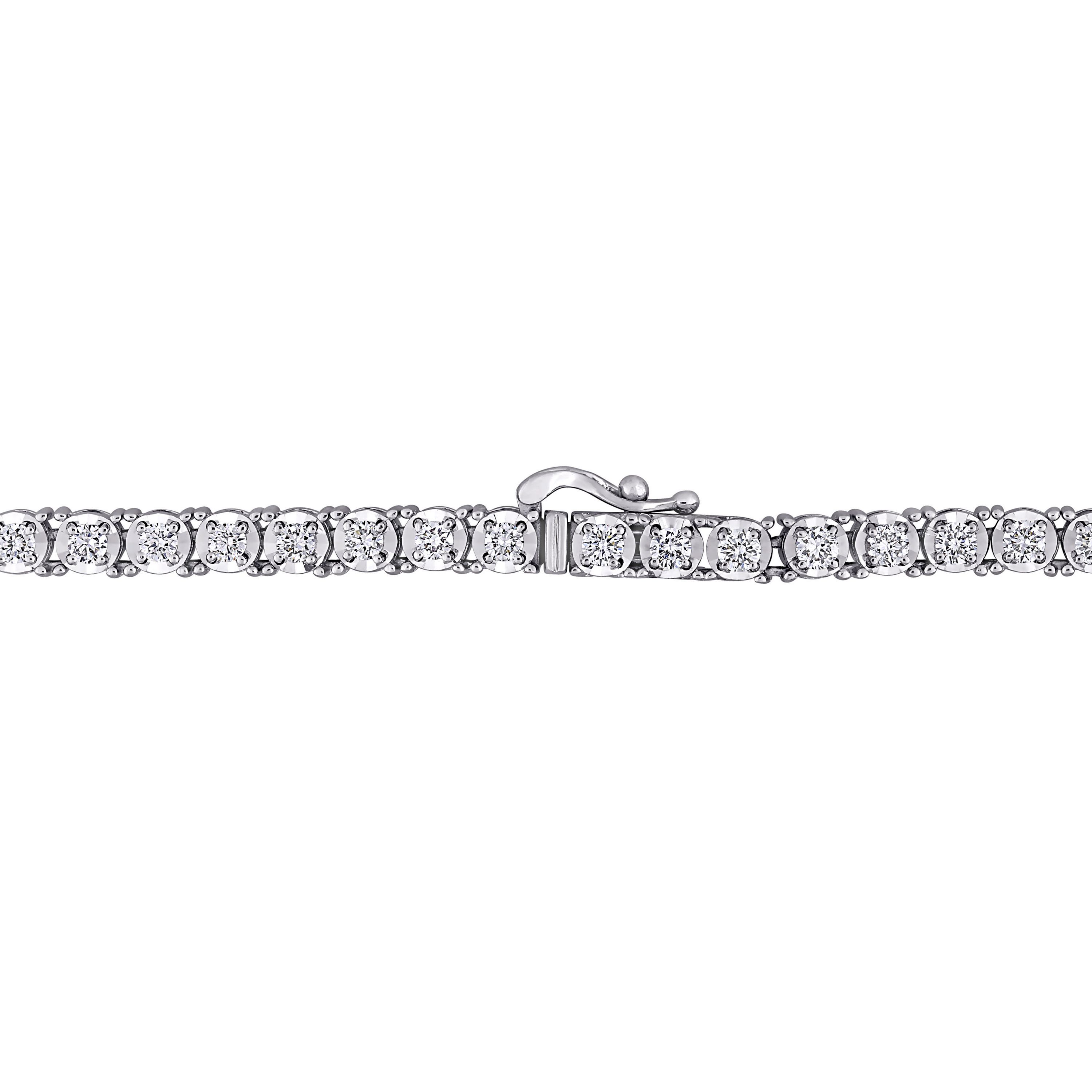 7 ct. t.w. Diamond Tennis Necklace in 14K White Gold