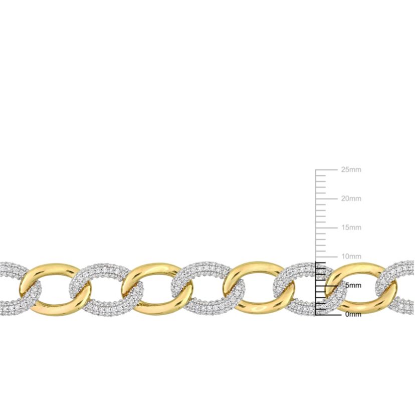 2.40 ct. t.w. Diamond Link Bracelet in 14K Two-Tone Gold
