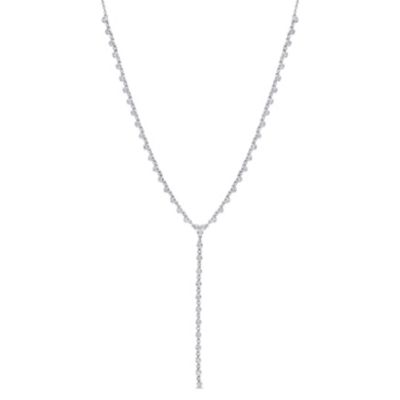 Belk & Co 4/5 ct. t.w. Diamond Lariat Necklace in 14K White Gold
