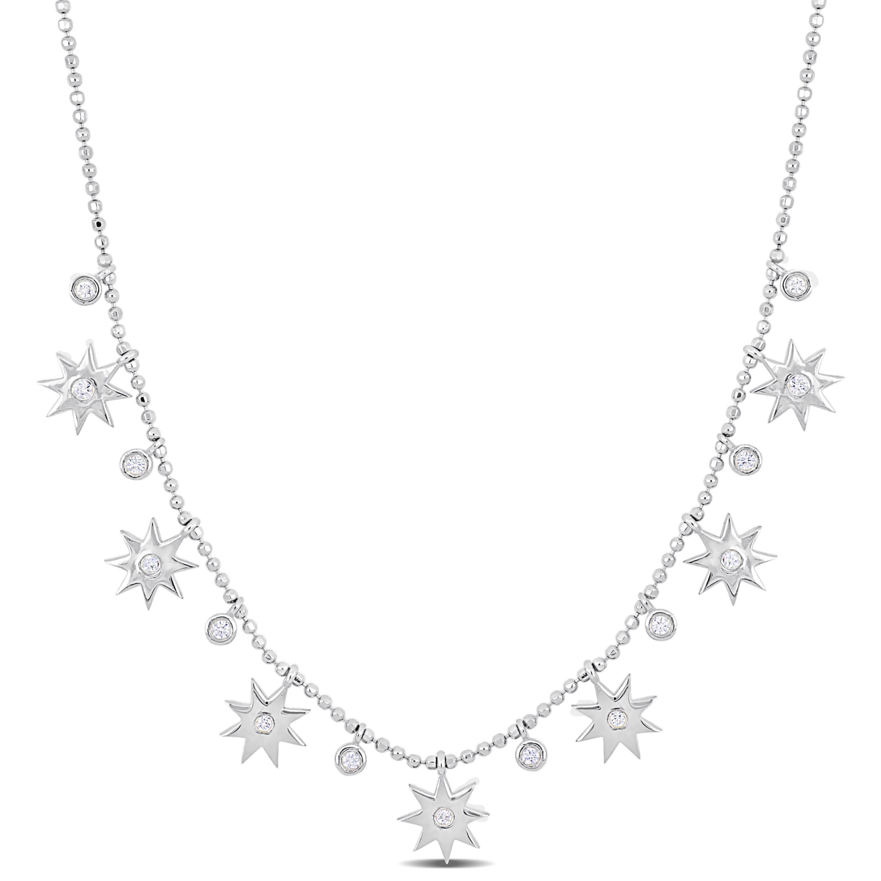 1/5 ct. t.w. Diamond Necklace in 14K White Gold