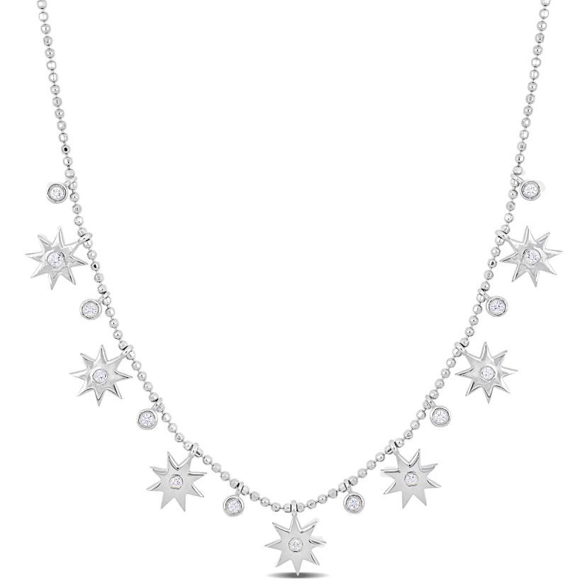 1/5 ct. t.w. Diamond Necklace in 14K White Gold