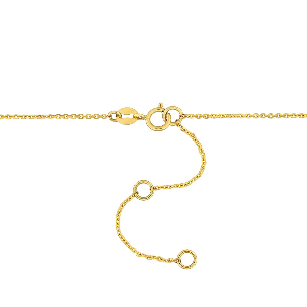 1/6 ct. t.w. Diamond Charm Necklace in 14K Yellow Gold