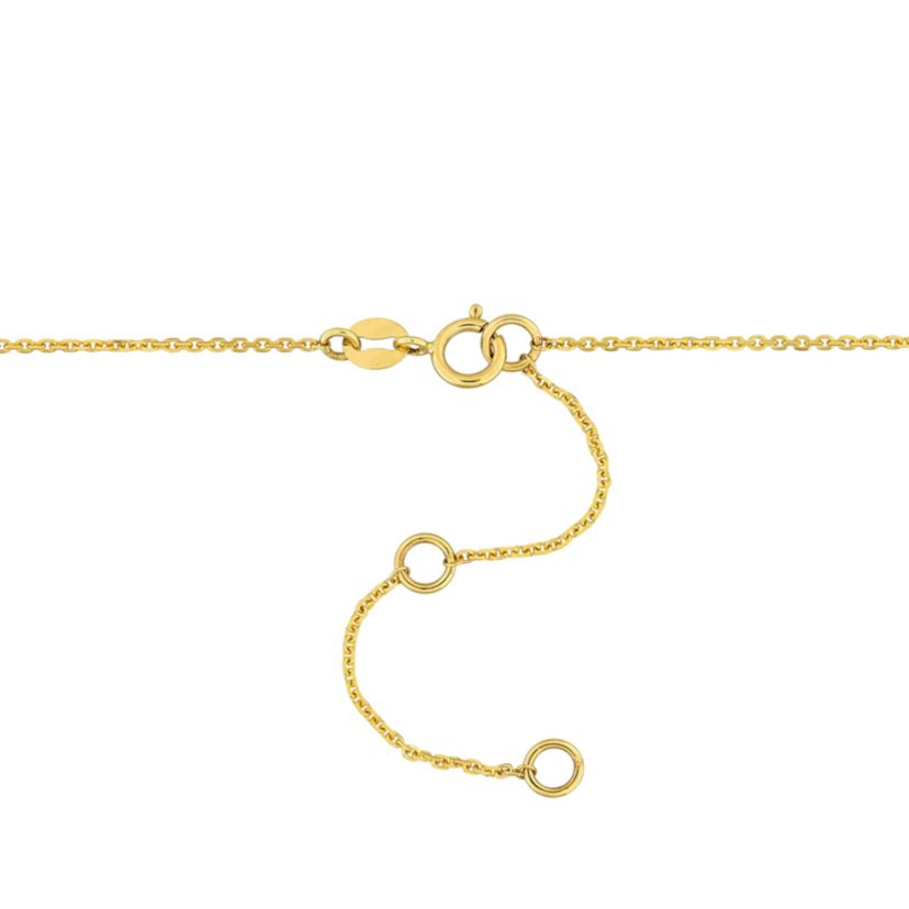 1/6 ct. t.w. Diamond Charm Necklace in 14K Yellow Gold