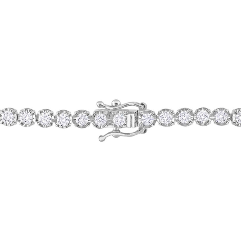 2.64 ct. t.w. Diamond Tennis Bracelet in 14K White Gold, 7"