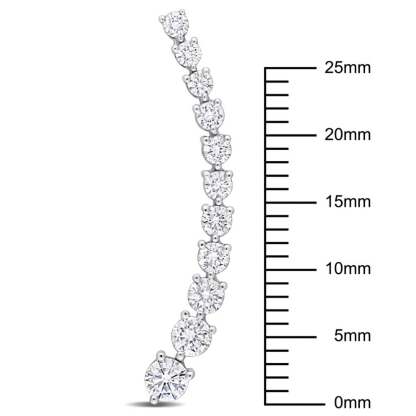1.16 ct. t.w. Diamond Graduated Drop Earrings in 14K White Gold