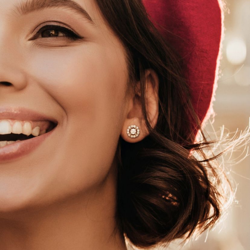 3/4 ct. t.w. Diamond Stud Earrings in 14K White Gold