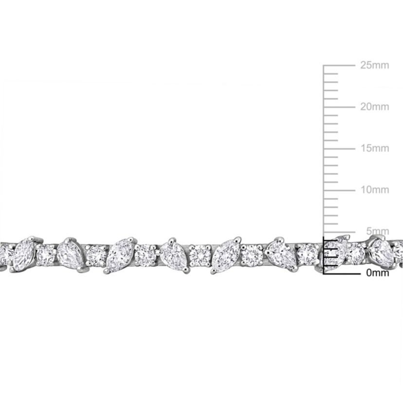 2.49 ct. t.w. Diamond Bangle Bracelet in 14K White Gold, 7"