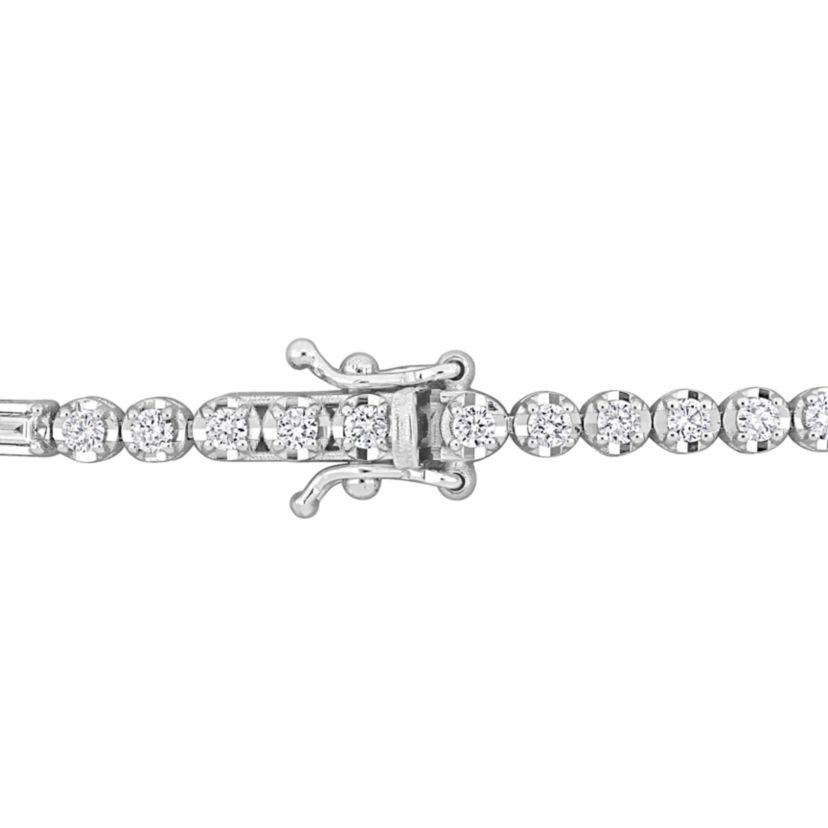 1.70 ct. t.w. Diamond Tennis Bracelet in 14K White Gold, 7"