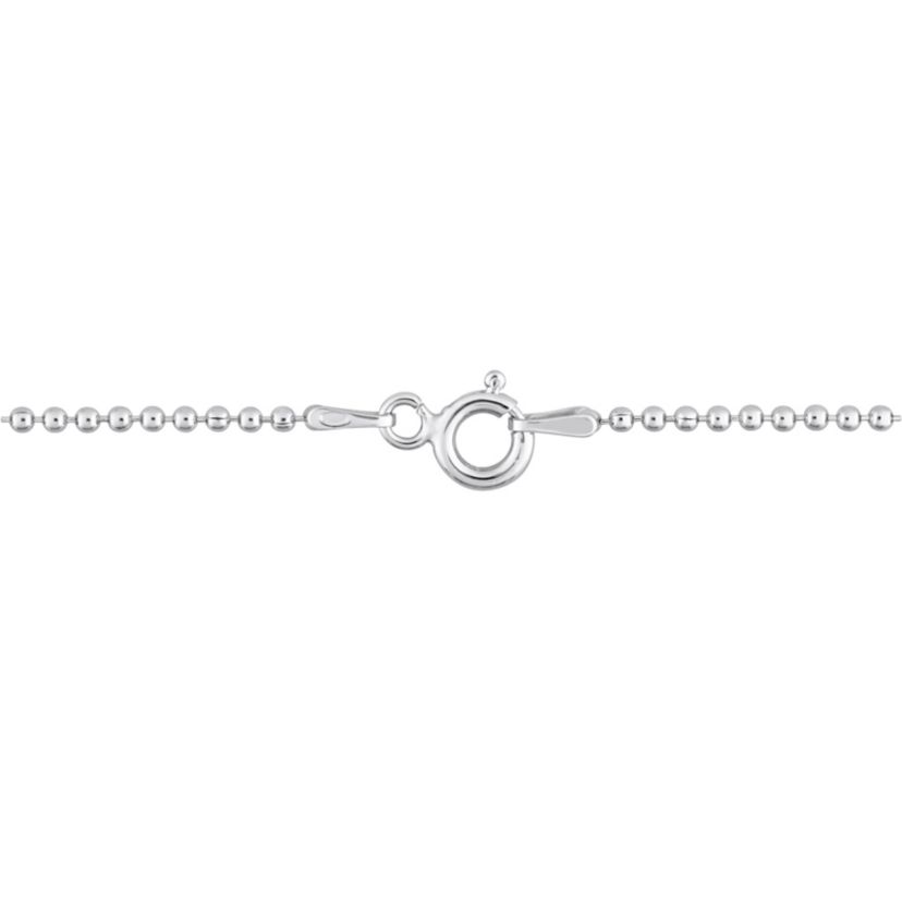 8-9mm Black Tahitian Cultured Pearl Station Necklace in Sterling Silver
