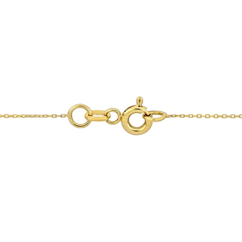 Star Pendant Necklace in 14K Yellow Gold