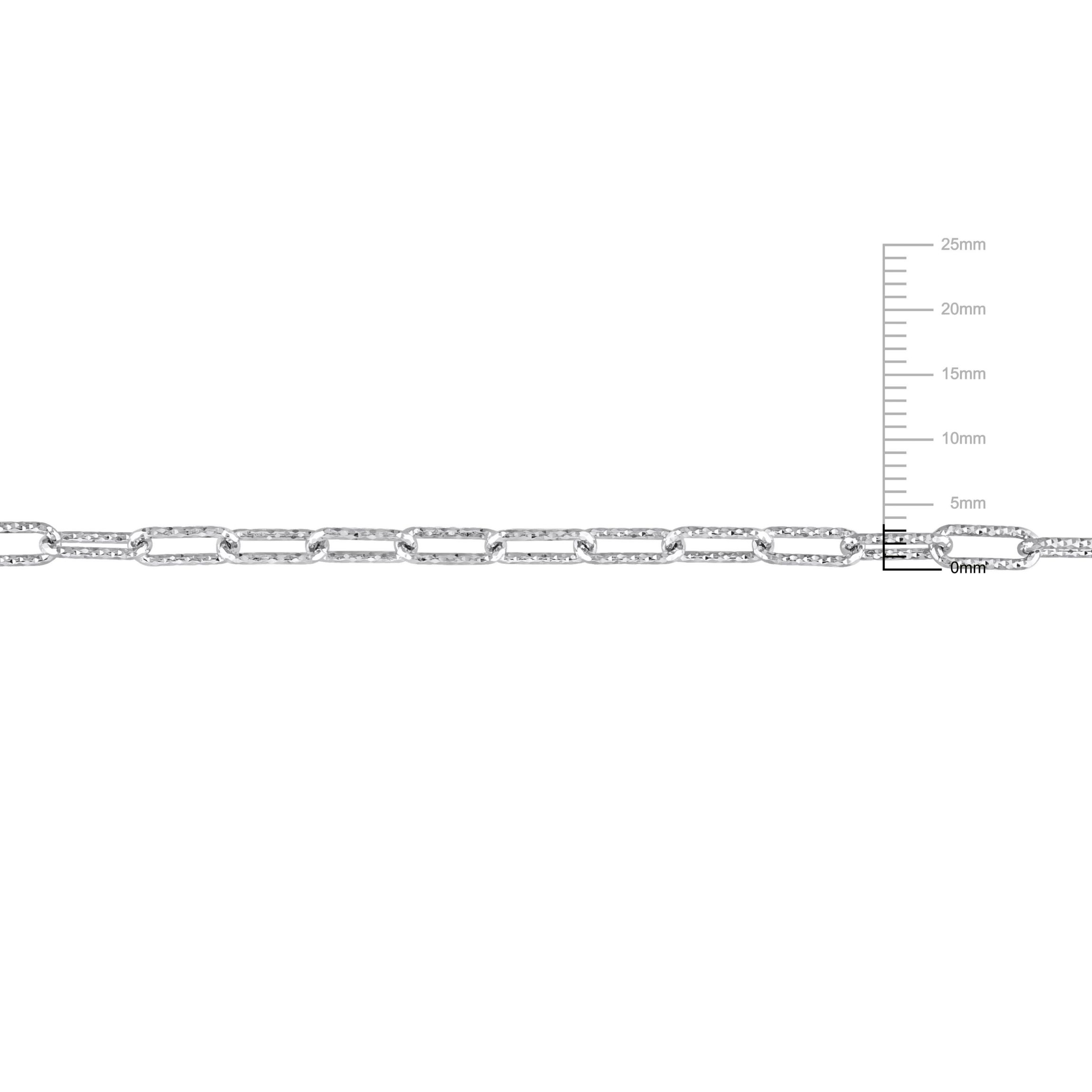 2-Piece Set of Mens 3.5mm Paperclip Chain Necklace and Bracelet in Sterling Silver