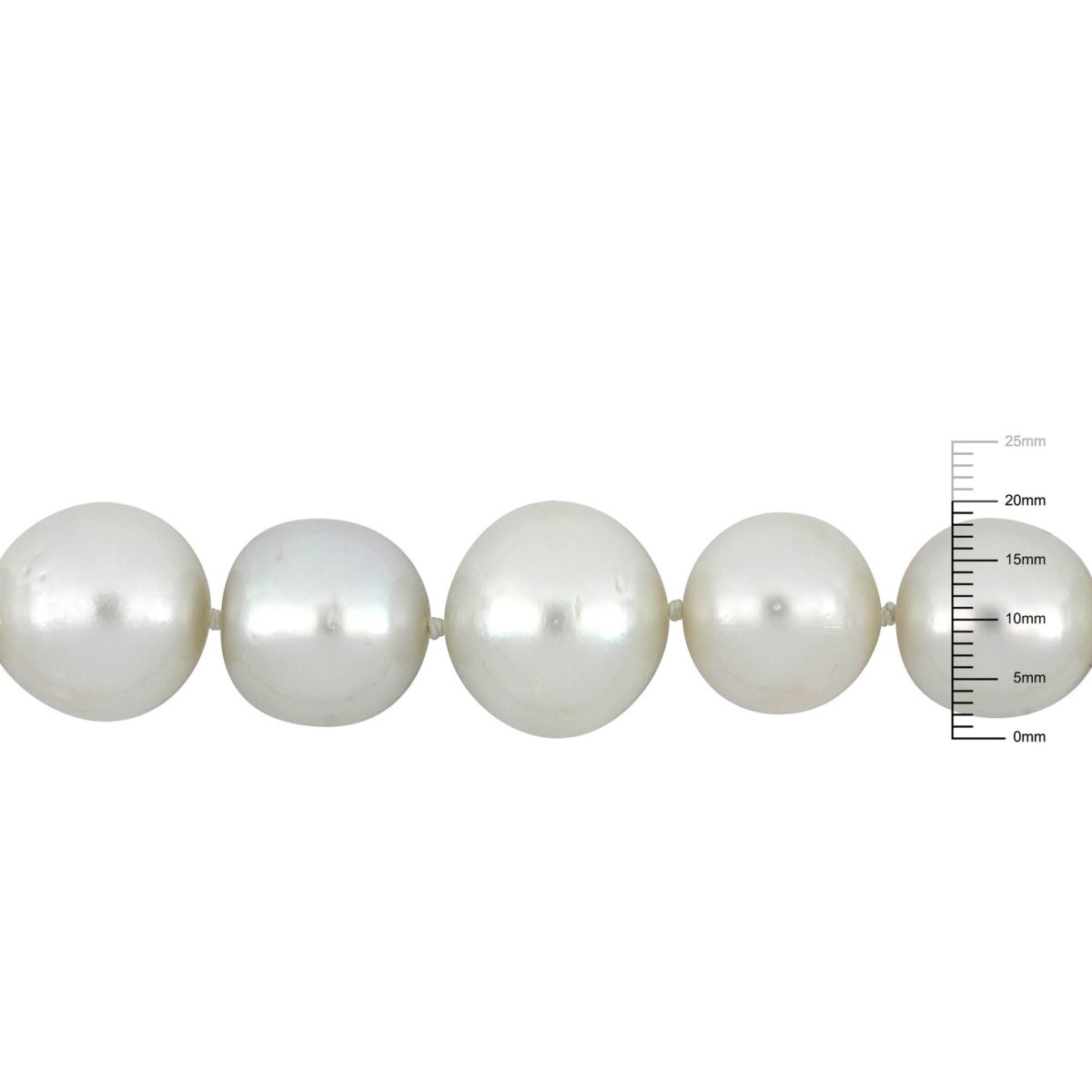 16-20mm South Sea Cultured Pearl Necklace in 14K Yellow Gold