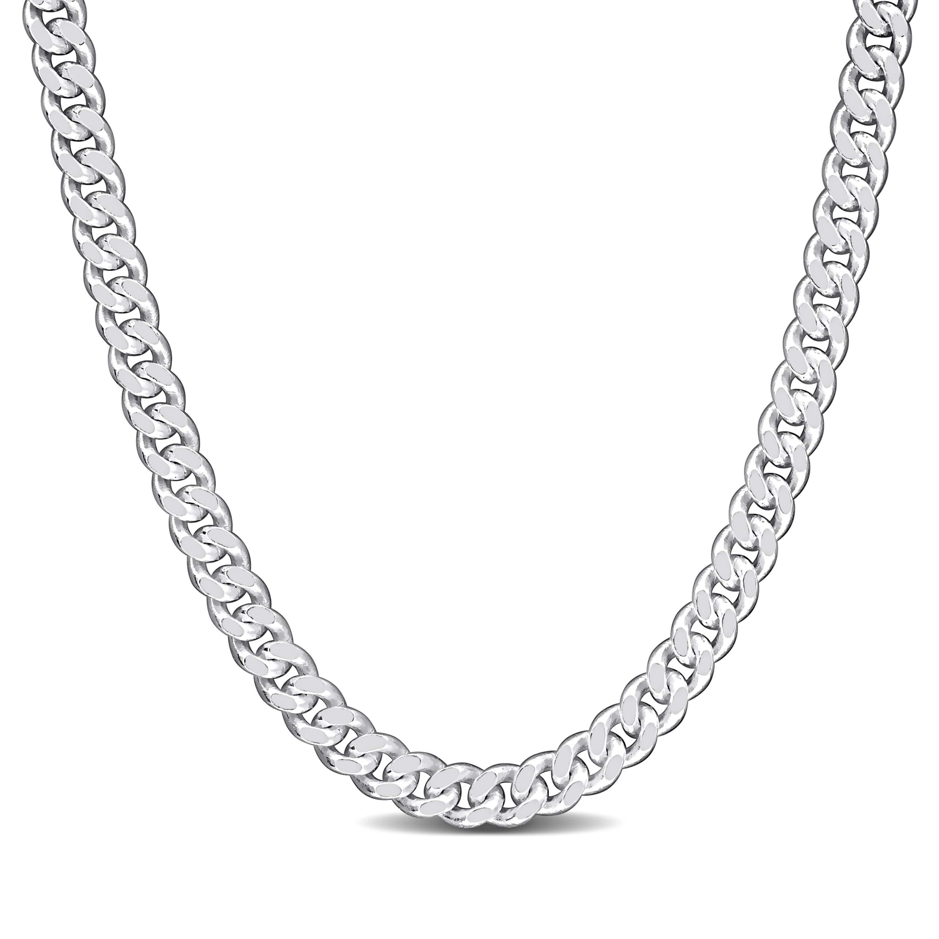 2.65mm Curb Link Necklace in Sterling Silver