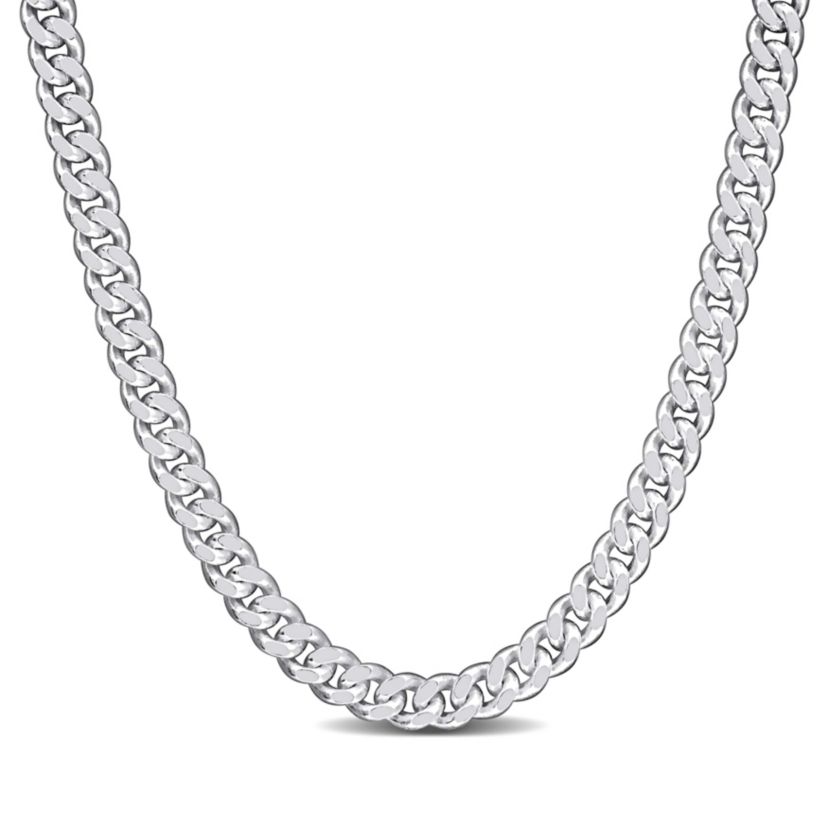 2.65mm Curb Link Necklace in Sterling Silver