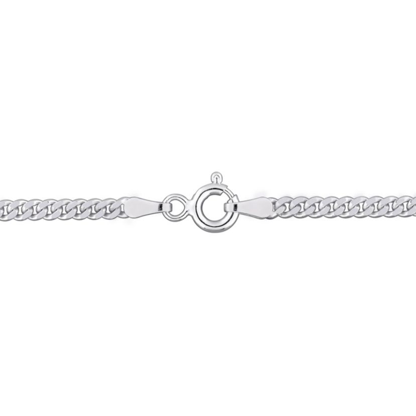 2.65mm Curb Link Necklace in Sterling Silver