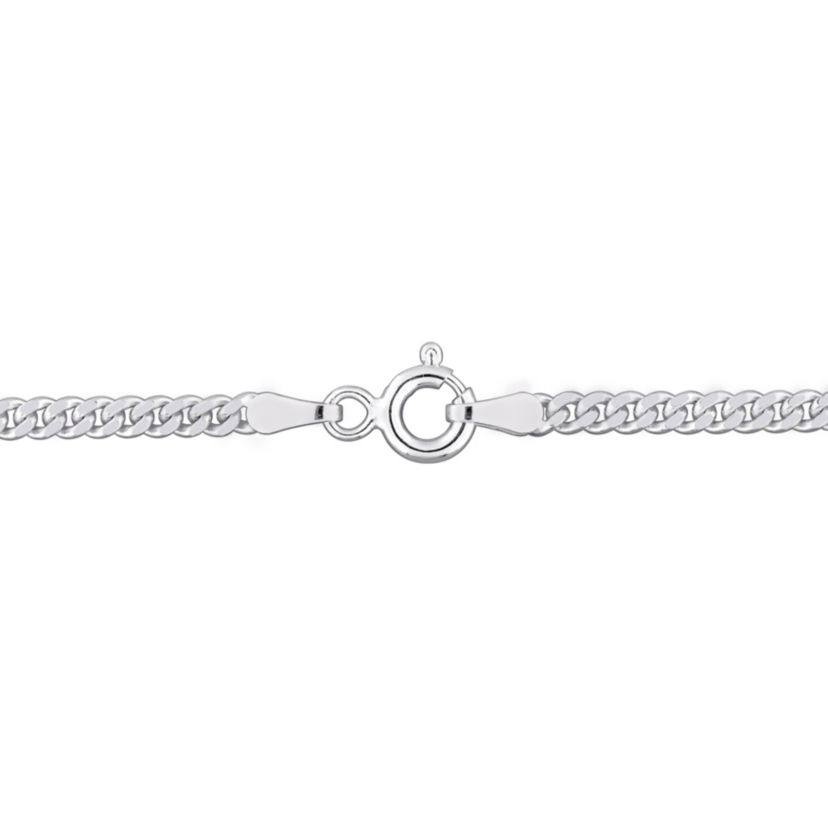 2.65mm Curb Link Necklace in Sterling Silver