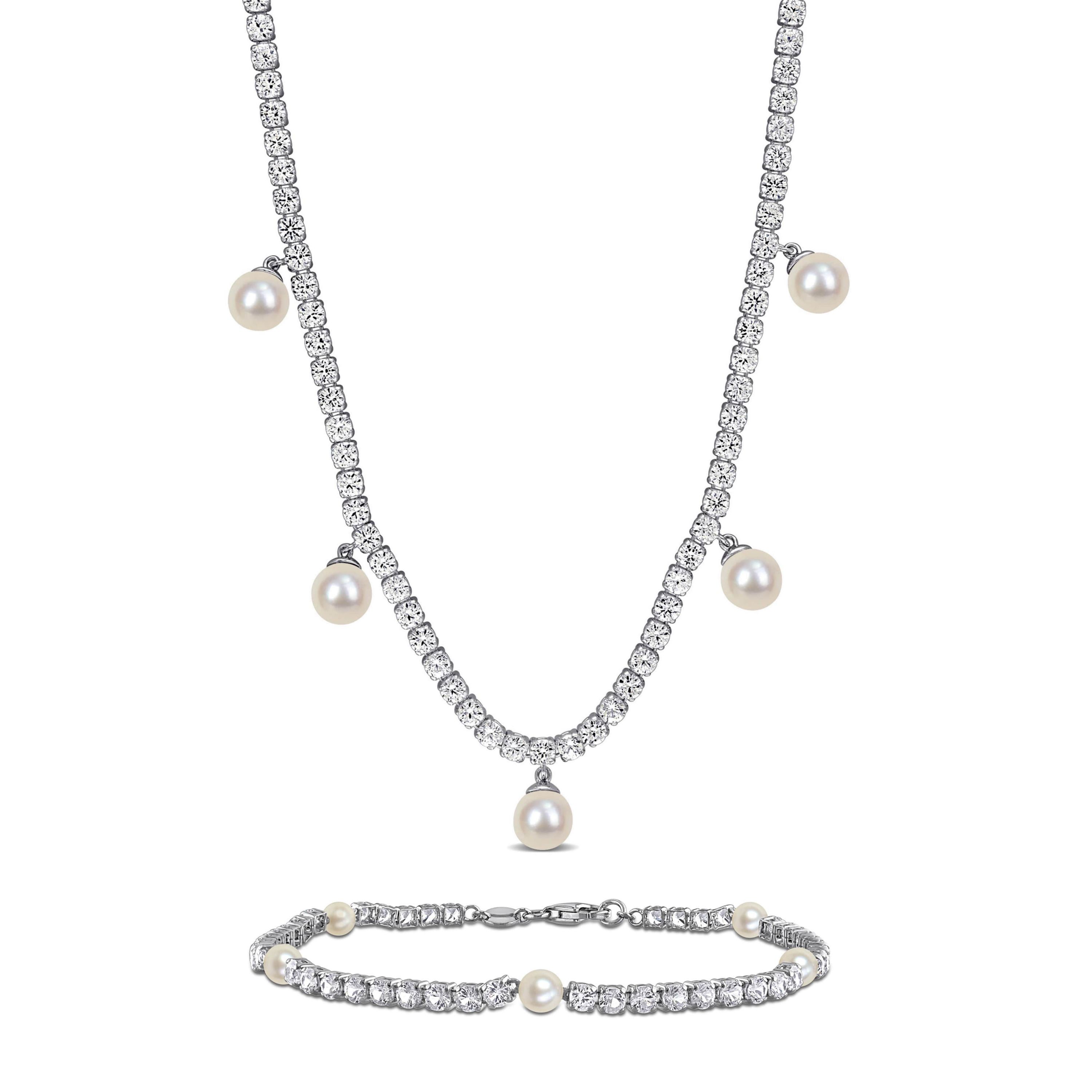 Belk Lab Created Created White Sapphire Cultured