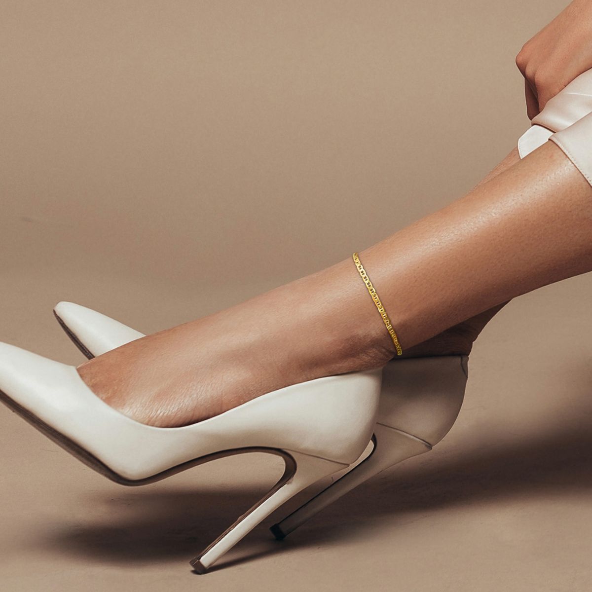 3.3mm Marine Link Bracelet in 10k Yellow Gold, 10 in