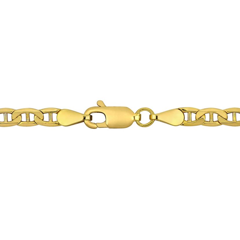 3.3mm Marine Link Bracelet in 10k Yellow Gold, 10 in
