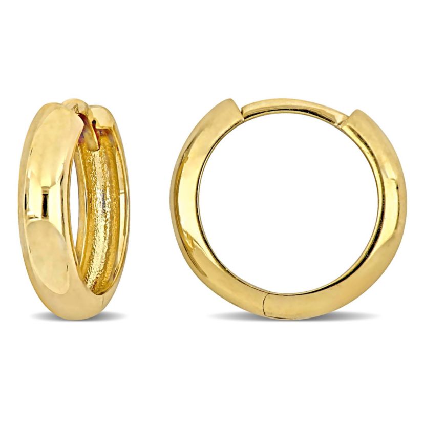 3mm Mini Hoop Earrings in 14k Yellow Gold