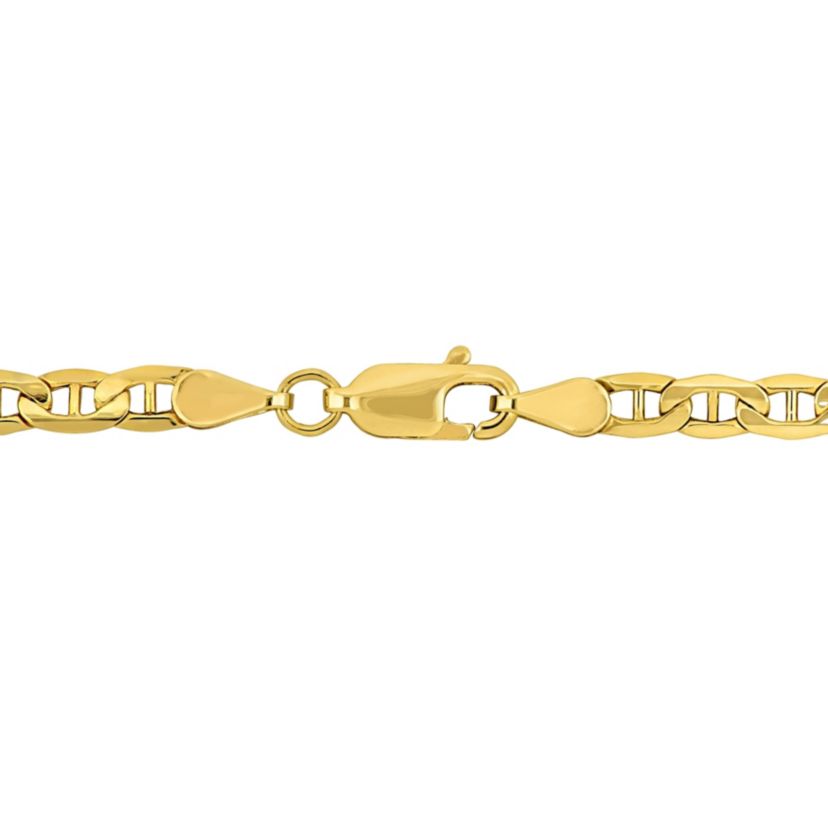 3.3mm Mariner Link Necklace in 10k Yellow Gold, 18 in