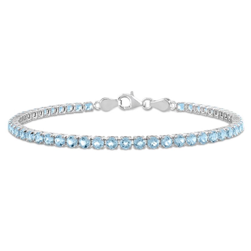 Sky Blue Topaz Bracelet in Sterling Silver