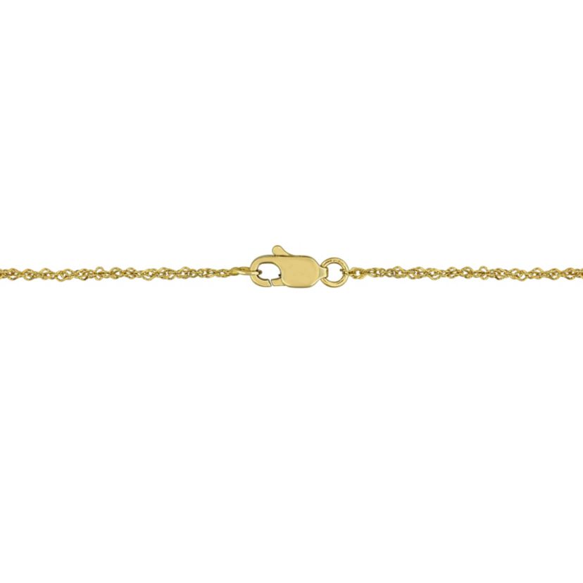 8.5-9mm White South Sea Cultured Pearl Necklace in 14k Yellow Gold