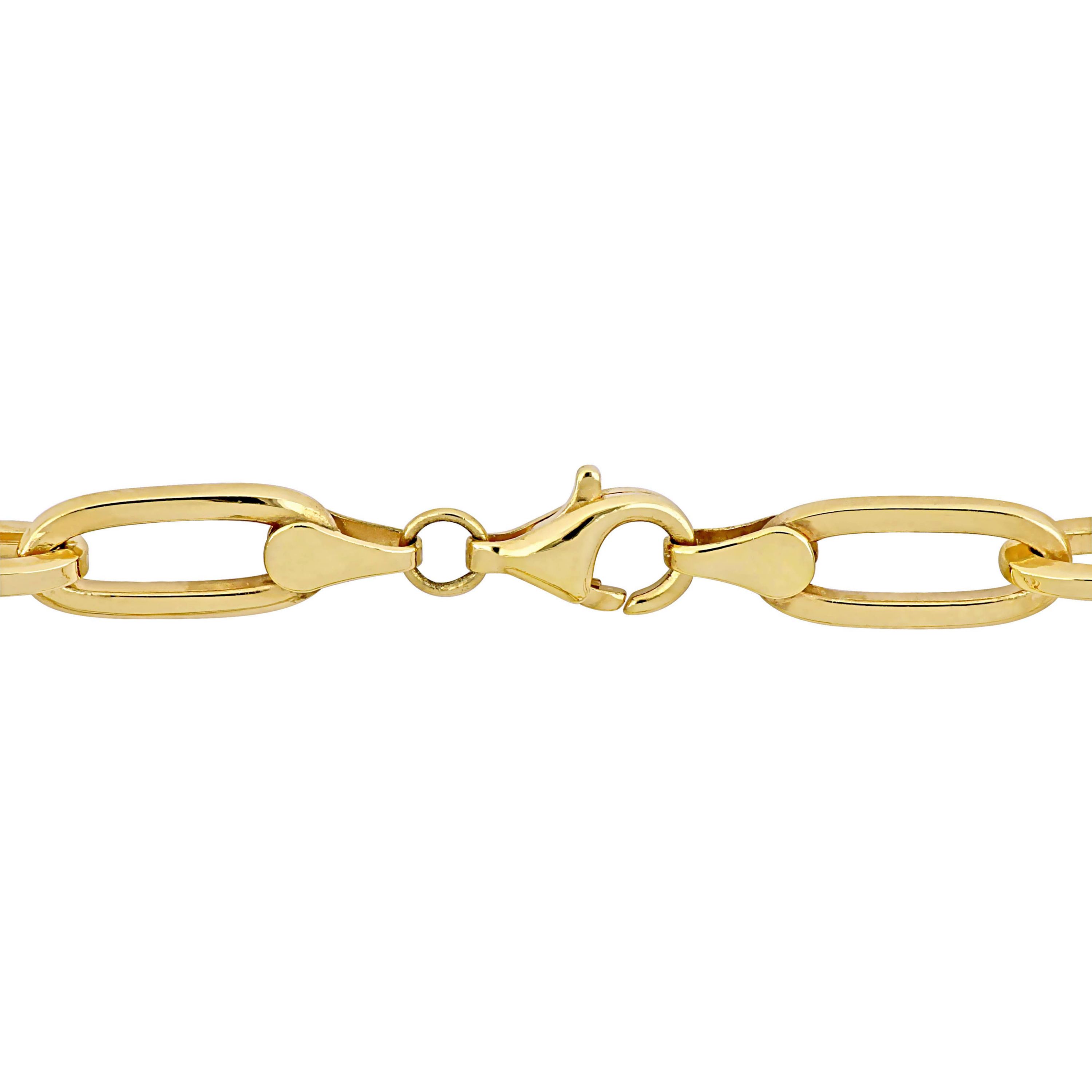 2 Piece Set of 13-14mm Freshwater Cultured Pearl Necklace & Bracelet in 18K Yellow Plated Gold, 18" & 7.5"