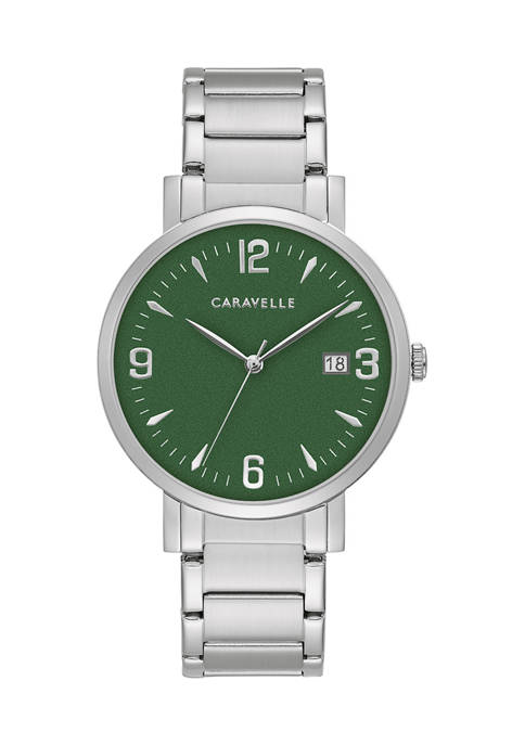 Caravelle New York Mens Dress Bracelet Watch
