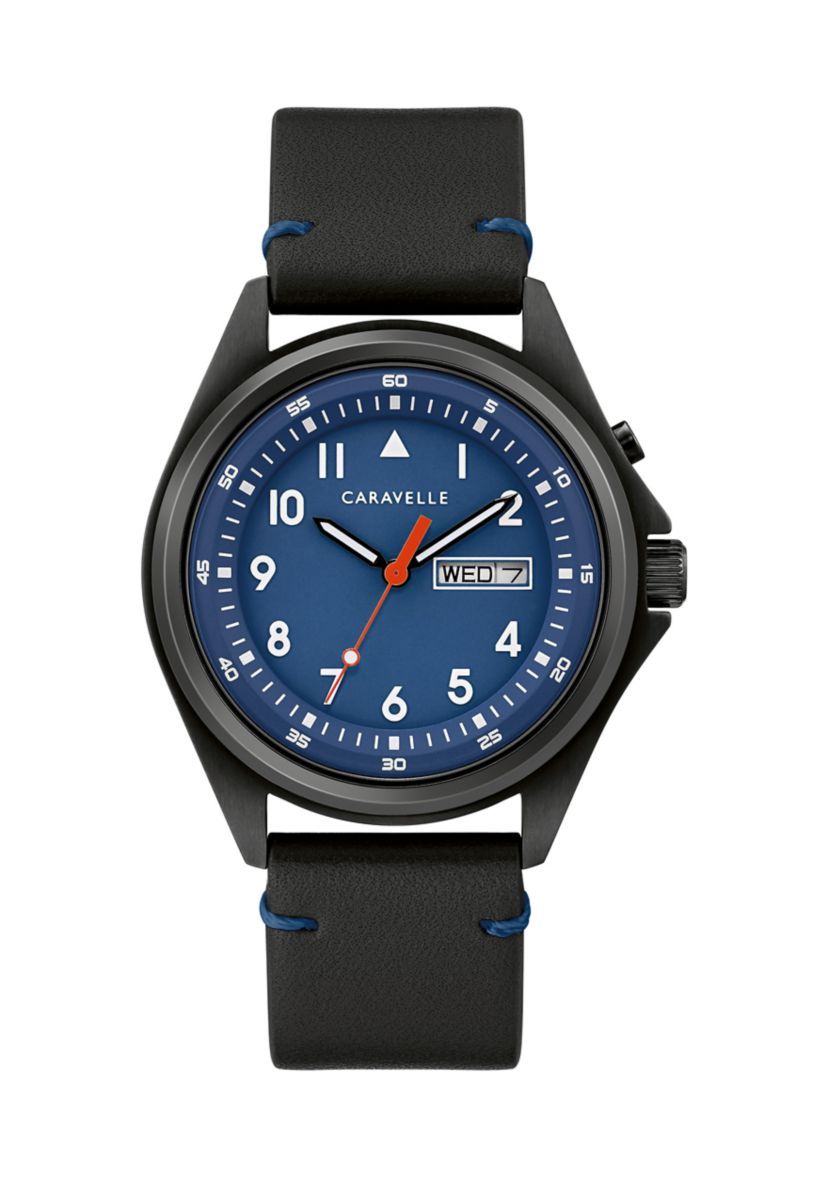 Mens Traditional Strap Watch