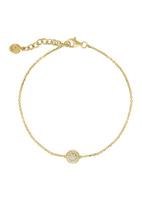 Effy 14K Gold-Plated Diamond Bracelet