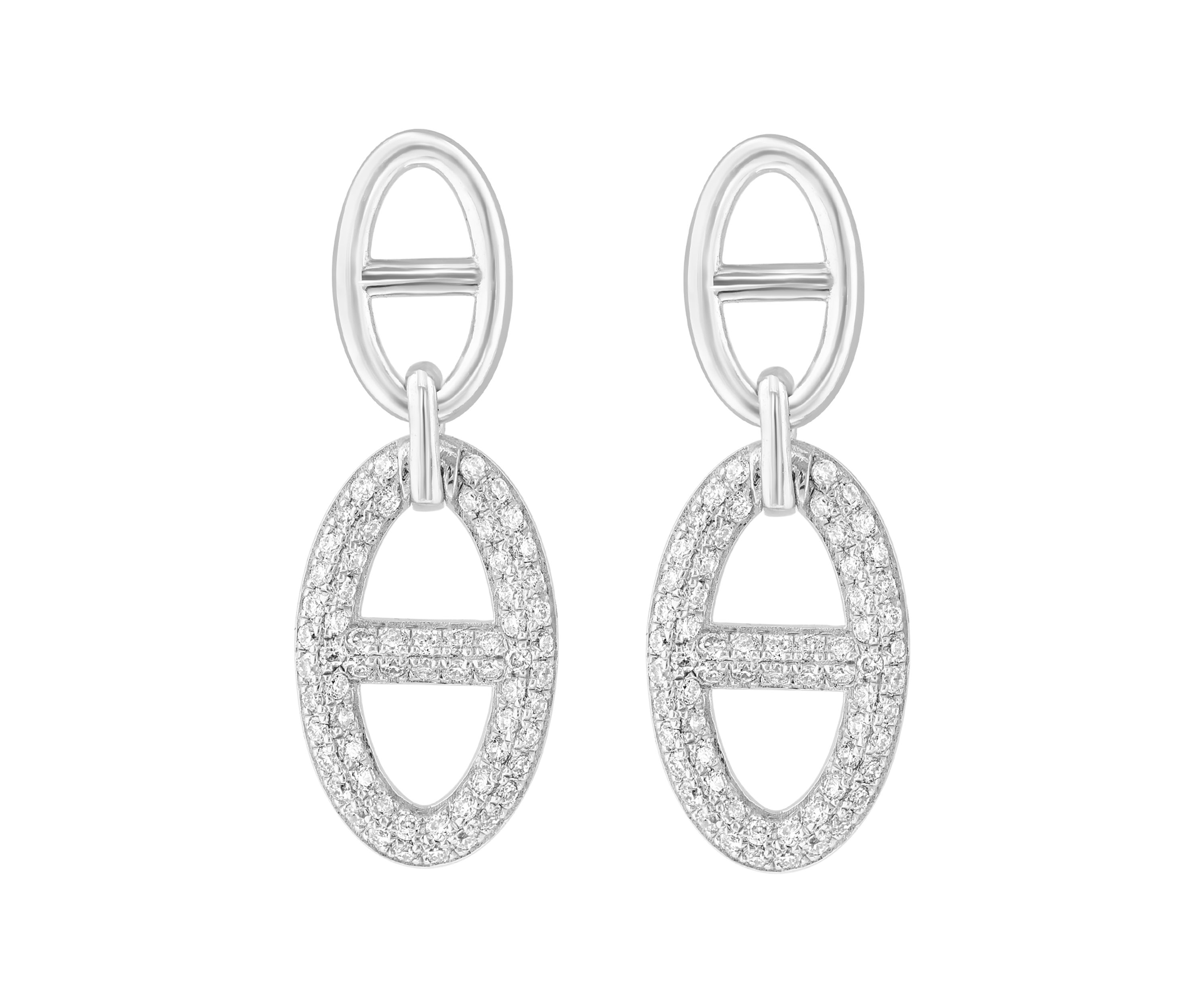1/3 ct. t.w. Diamond Drop Earrings in Sterling Silver