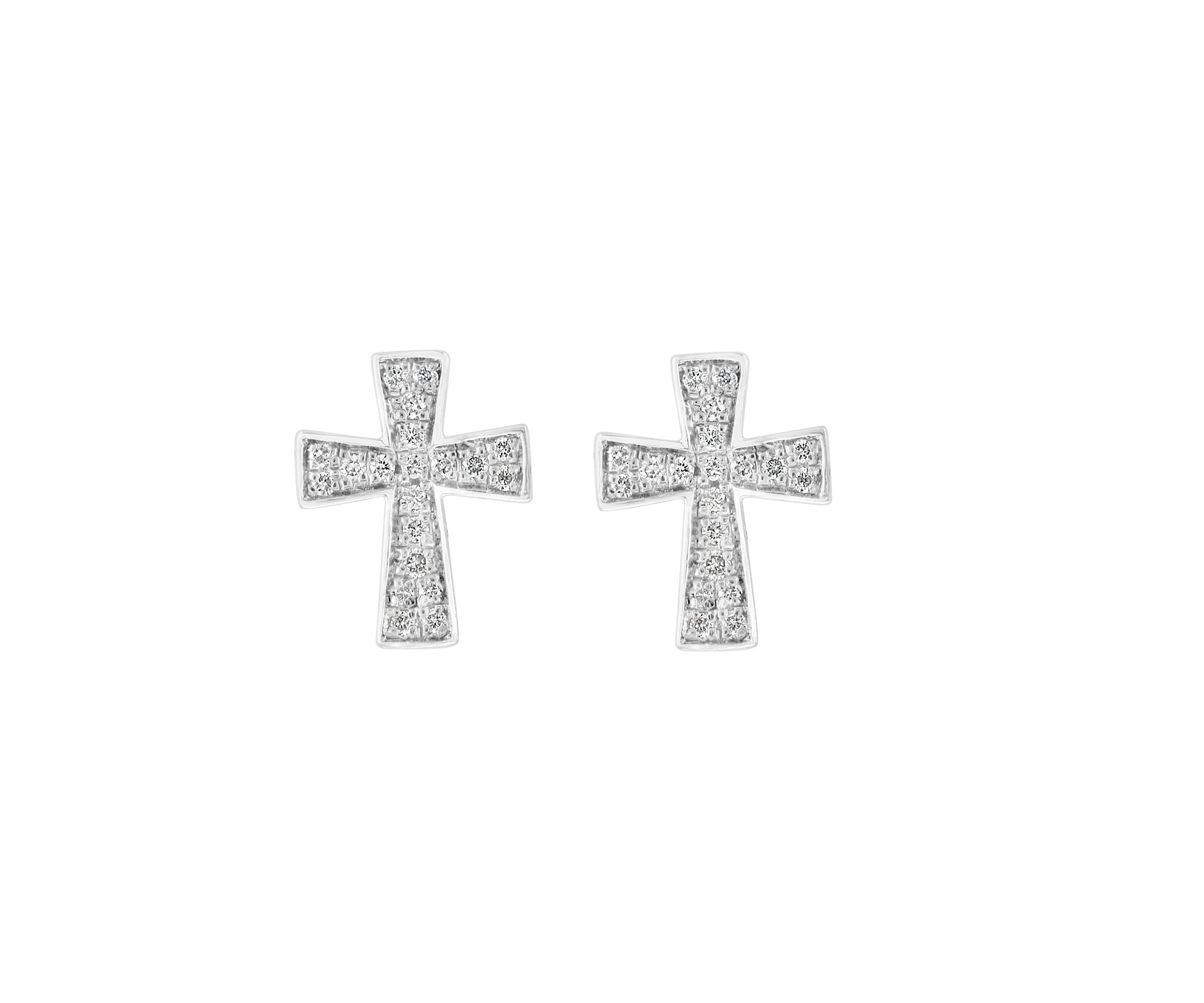 925 Sterling Silver Diamond Earrings