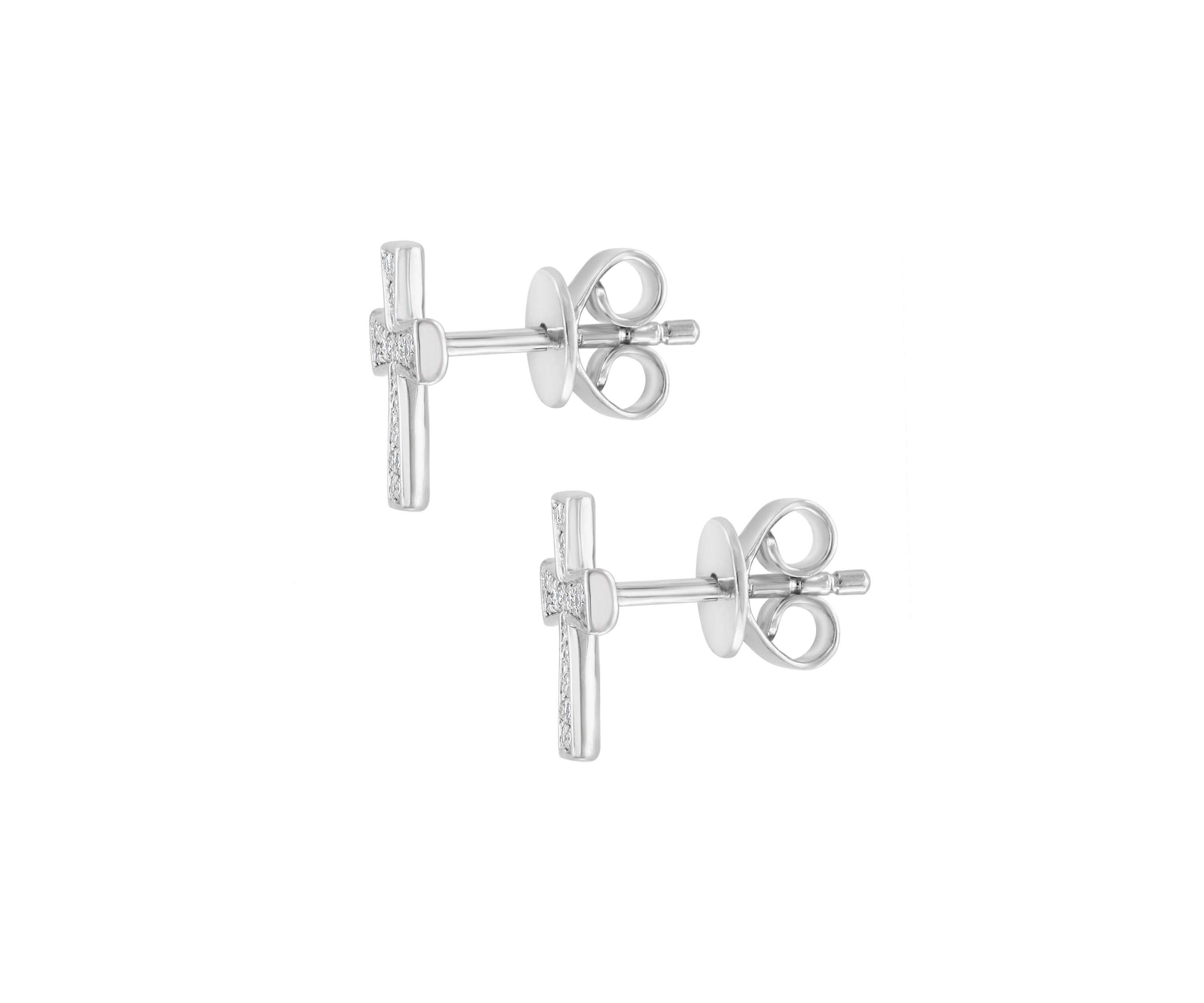 925 Sterling Silver Diamond Earrings