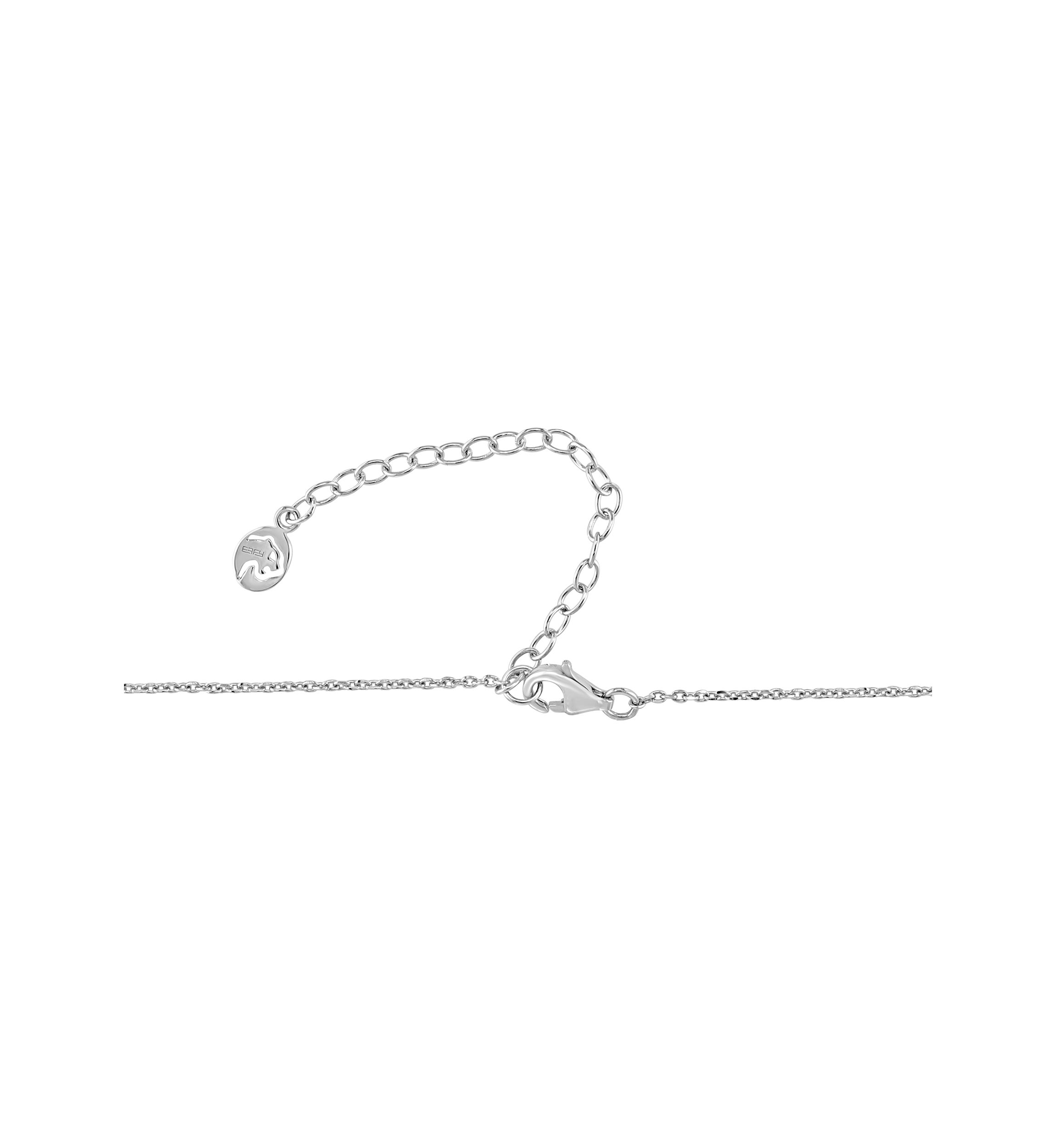 1/8 ct. t.w. Diamond Horseshoe Necklace in Sterling Silver