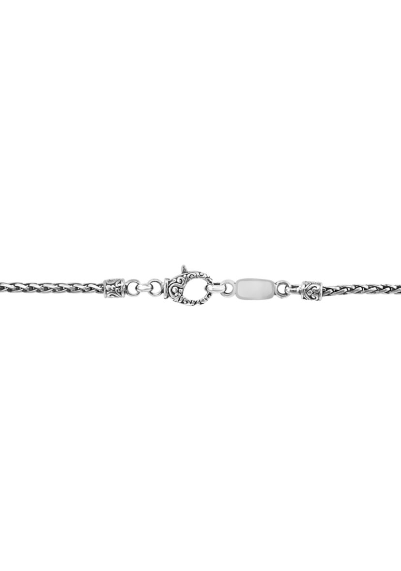 Sterling Silver/18K Yellow Gold Diamond Pendant Necklace
