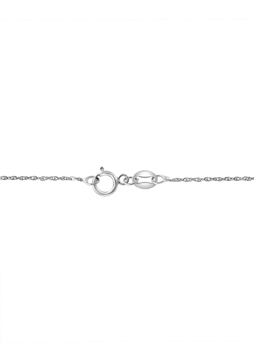 1/10 ct. t.w. Diamond and Amethyst Pendant Necklace in Sterling Silver