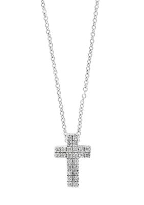 Effy PavÃ© Diamond Cross Necklace
