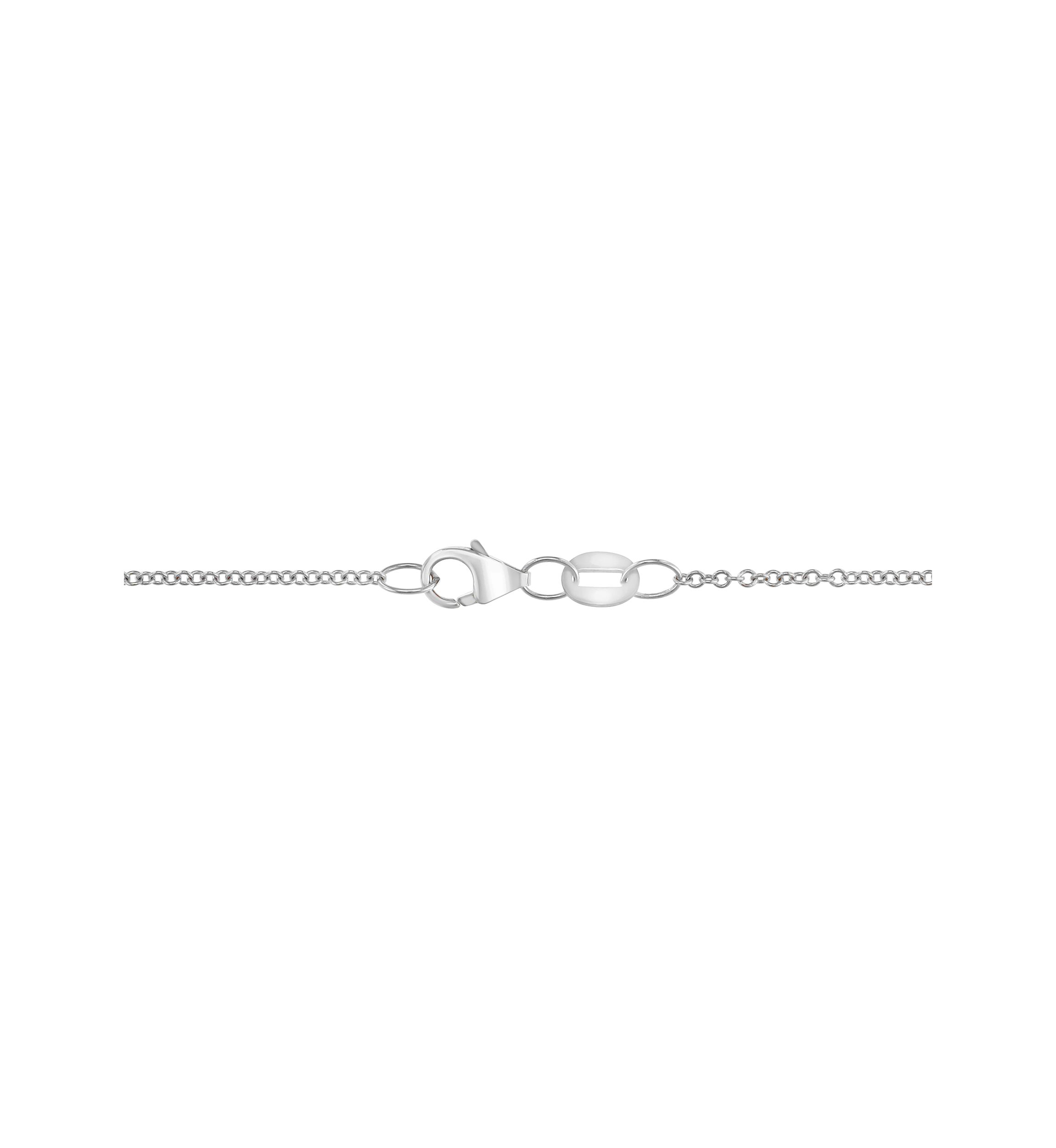 Diamond Cross Pendant Necklace in Sterling Silver