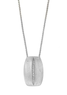 Effy Sterling Silver Diamond Pendant Necklace