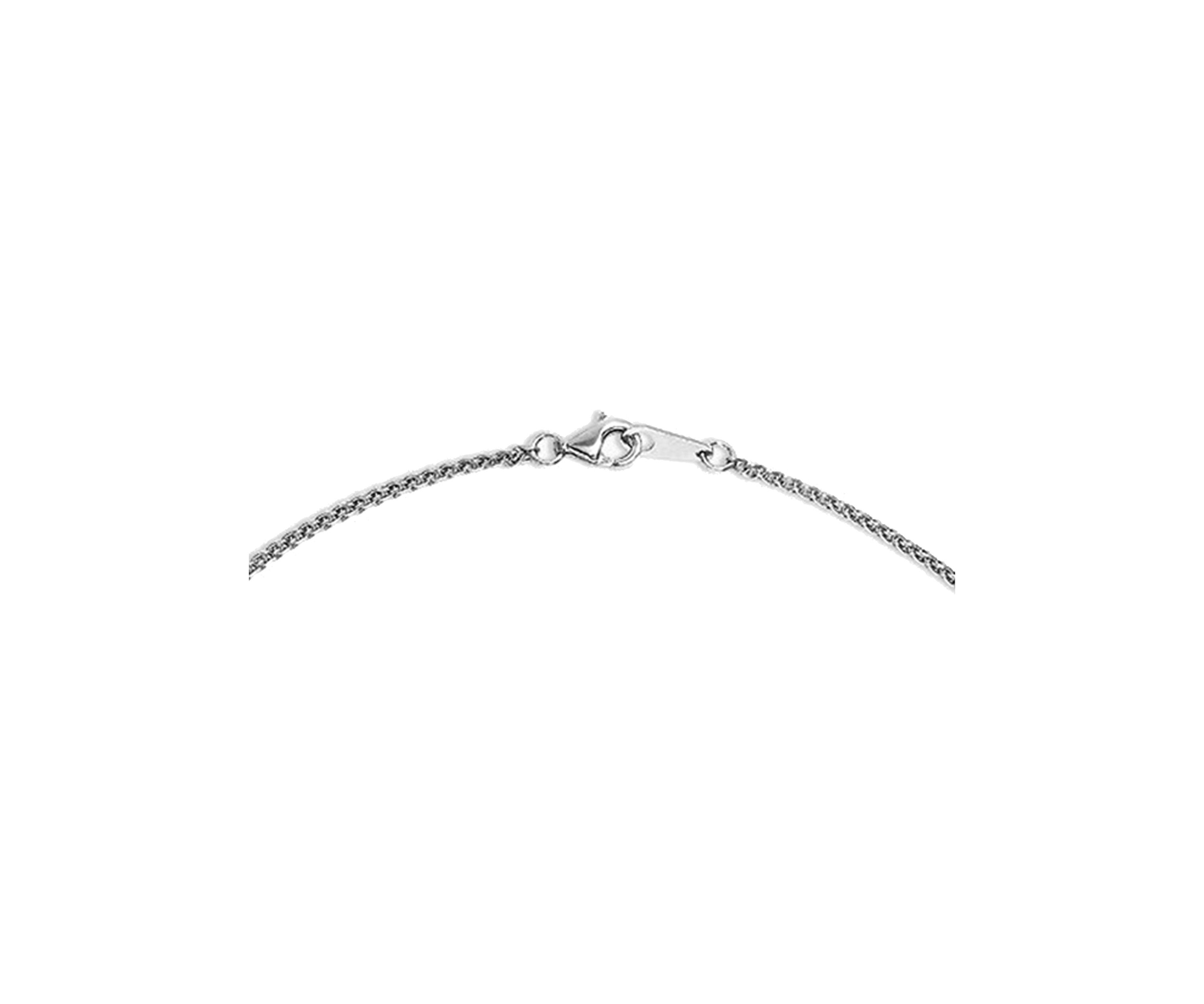 Sterling Silver Diamond Pendant Necklace