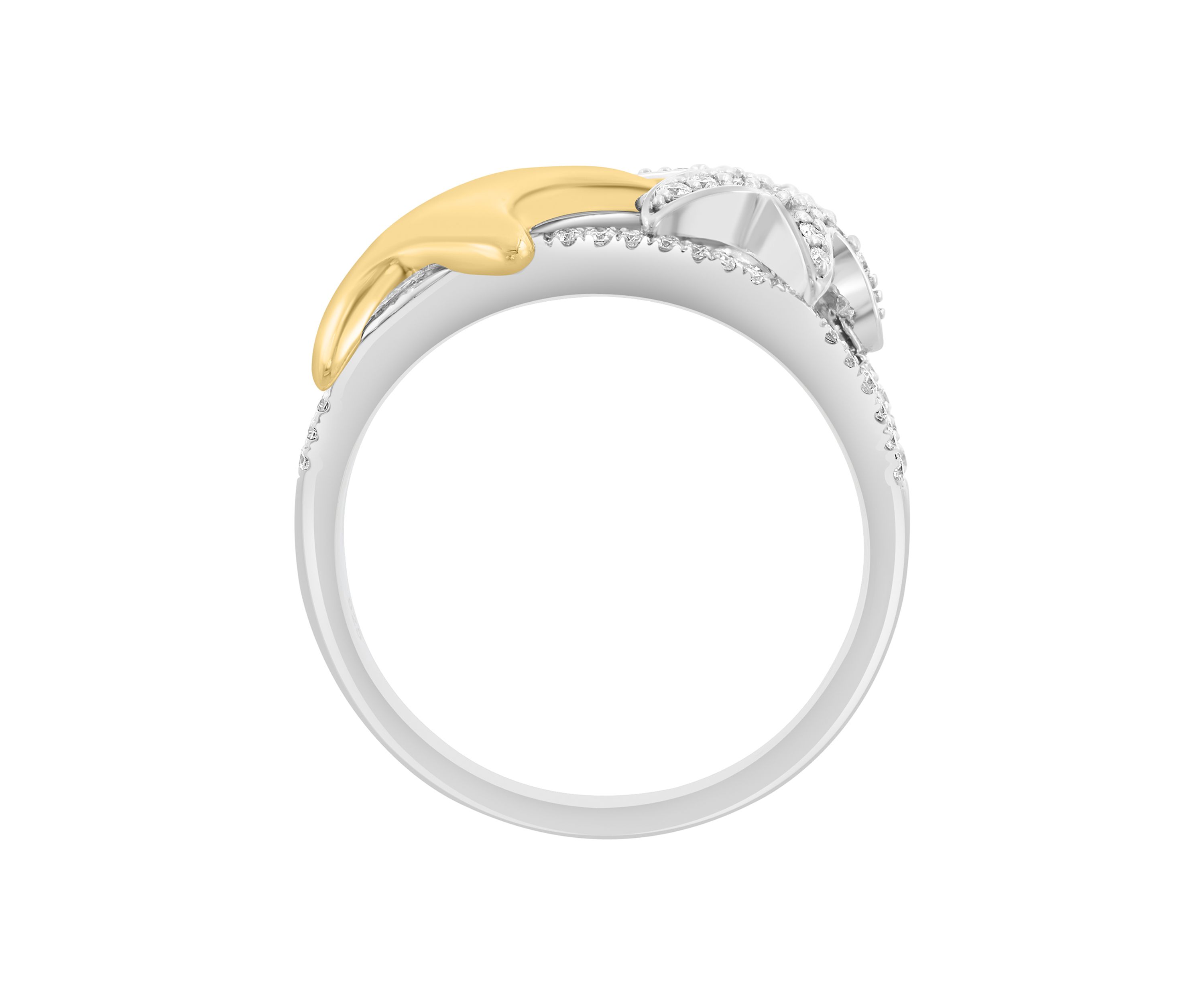 1/5 ct. t.w. Diamond Starfish Ring in Sterling Silver