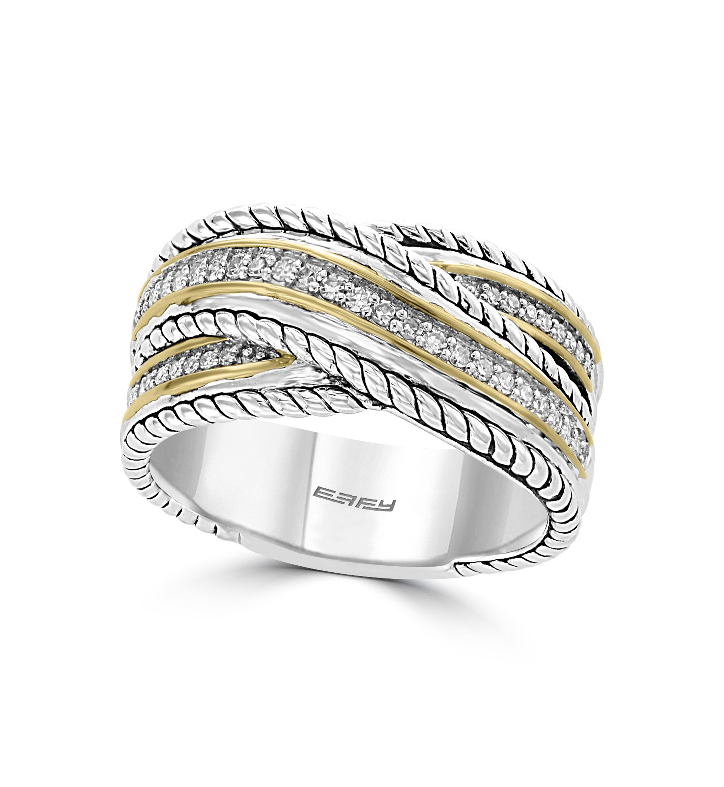 1/6 ct. t.w. Diamond Ring in Sterling Silver 