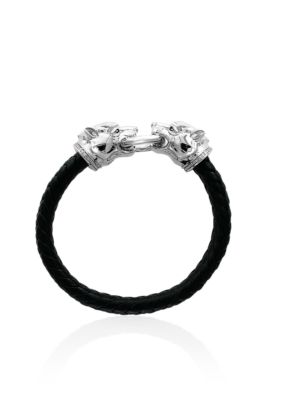 Effy Men's Diamond Panther Bracelet In Sterling Silver