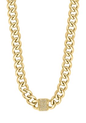 Effy Men's Gold-Plated Sterling Silver Diamond Necklace -  5400451HNA0U102DD