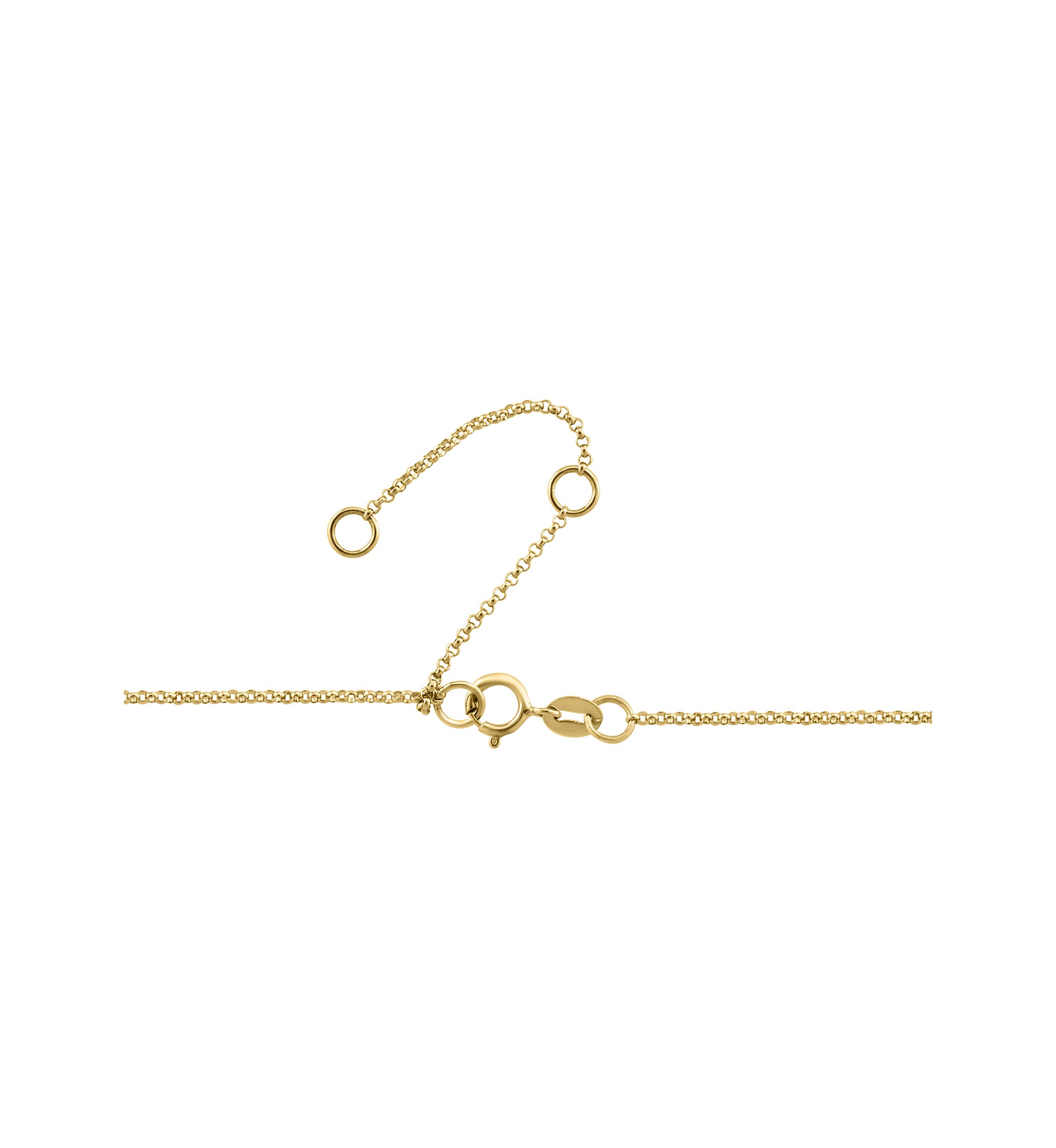 1/5 ct. t.w. Diamond and 2.75 ct. t.w. Onyx Heart Pendant Necklace in 14K Yellow Gold