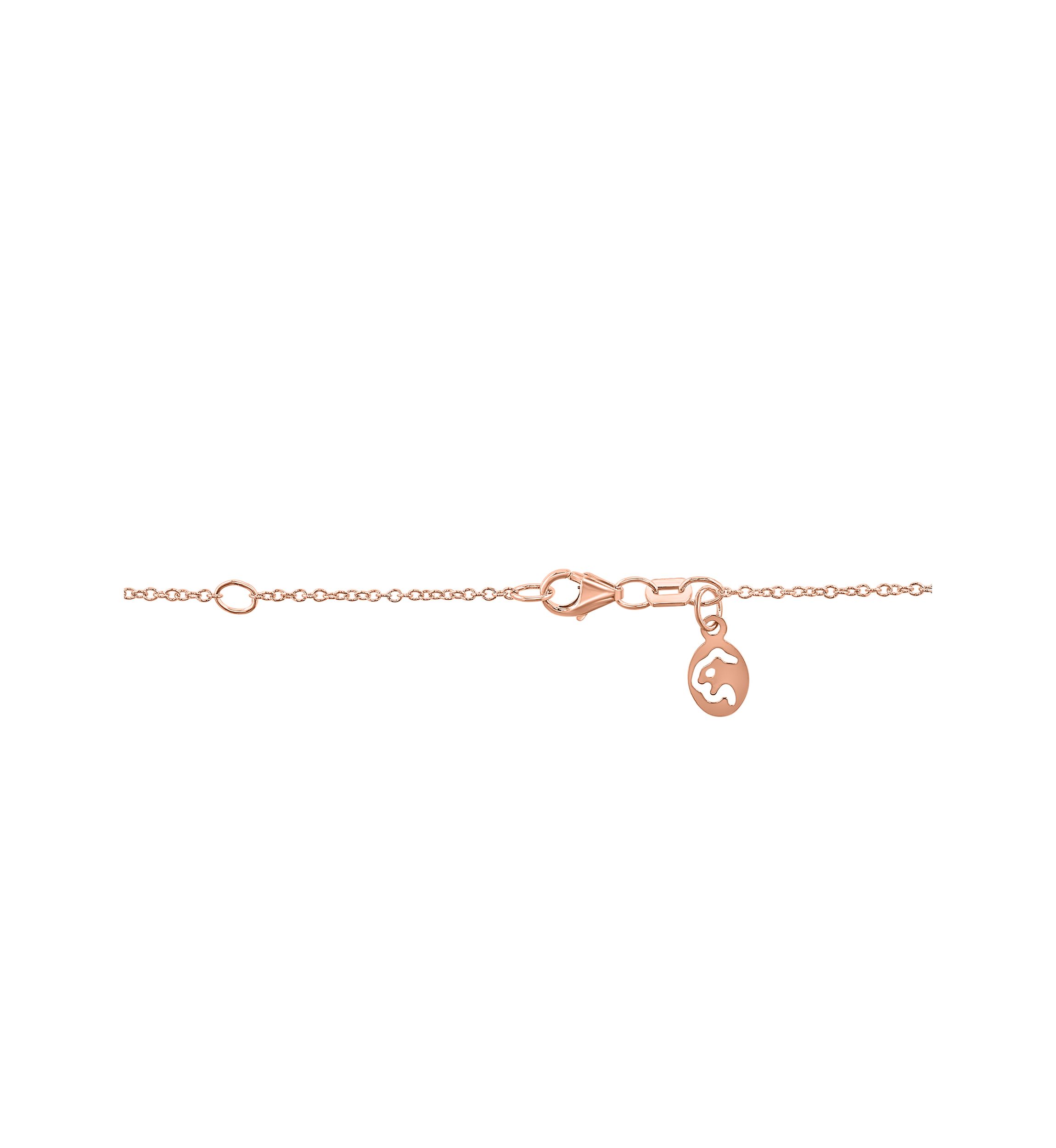 1/10 ct. t.w. Diamond and 2.9 ct. t.w. Ethiopian Opal Necklace in 14K Rose Gold 